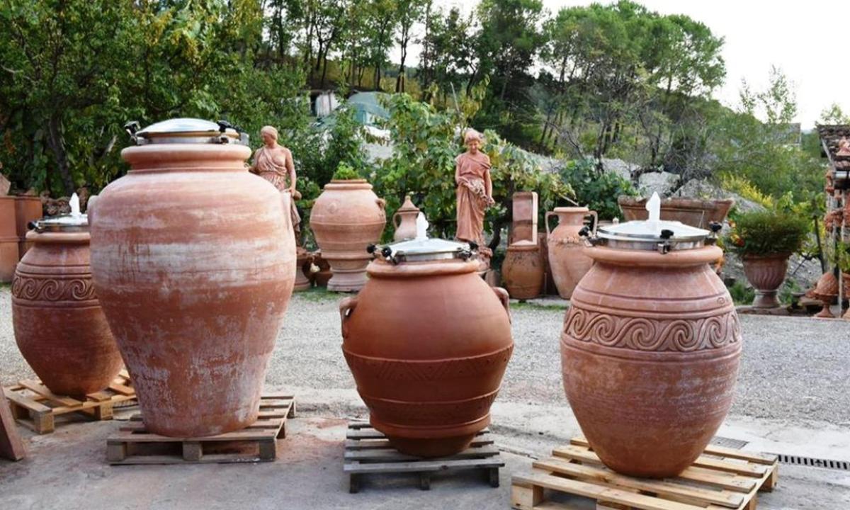 Orci per Vino e Olio Terracotta Impruneta